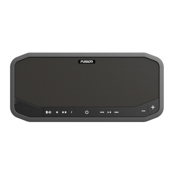 Fusion Panel-Stereo Quick Start Manual