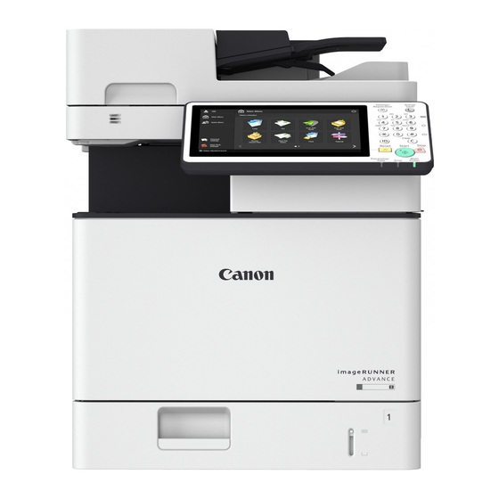 Canon imageRUNNER Advance Series Copy Manual