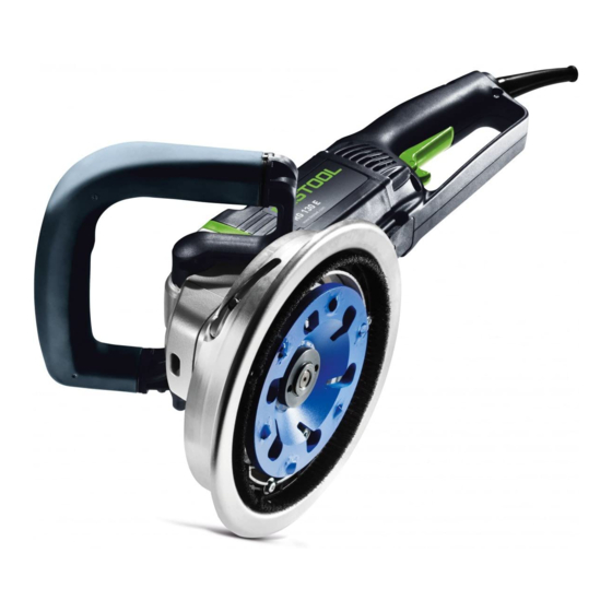 Festool RENOFIX RG 130 E Instruction Manual
