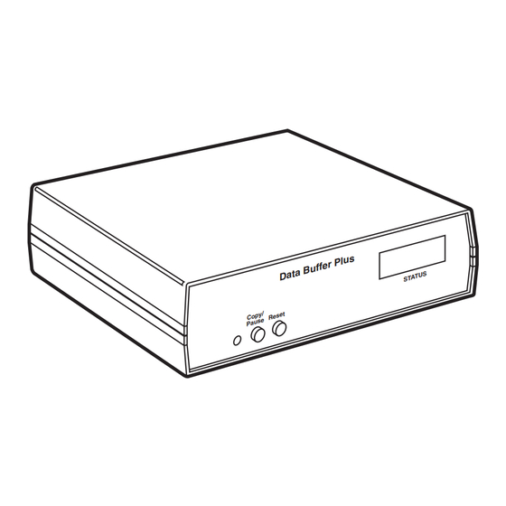 Black Box DataBuffer Plus Manual