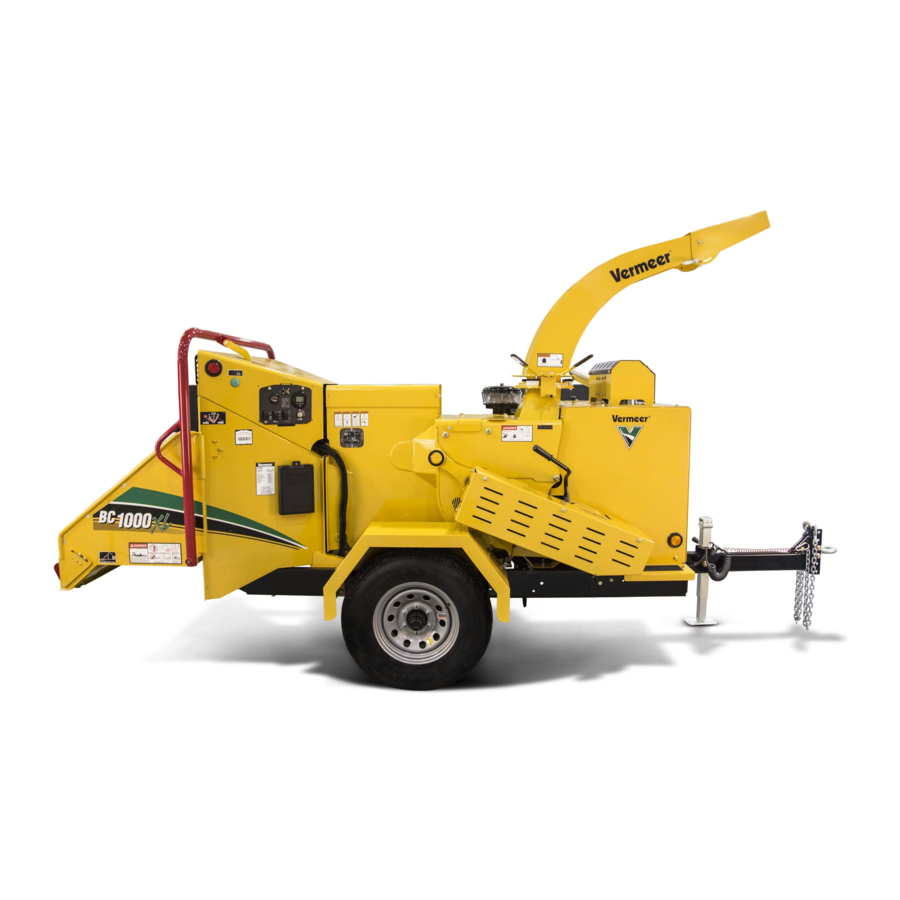 Vermeer BC1000XL Rental Center Manual