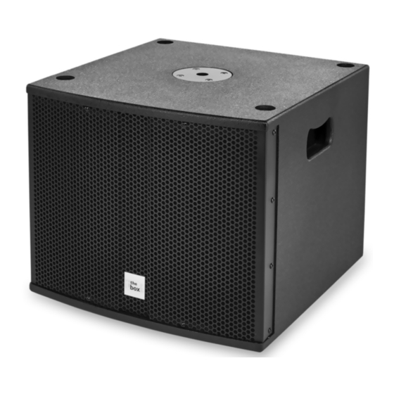 thomann box pro Achat 112 User Manual