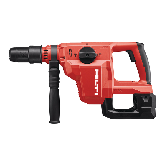 Hilti NURON TE 50-22 Manual