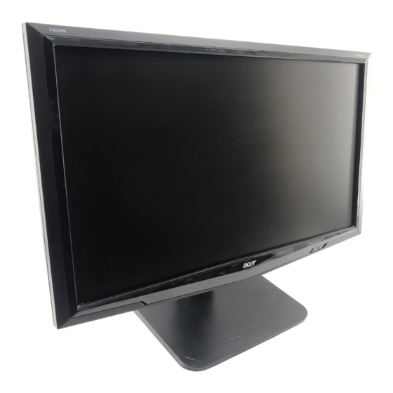 Acer G245H User Manual