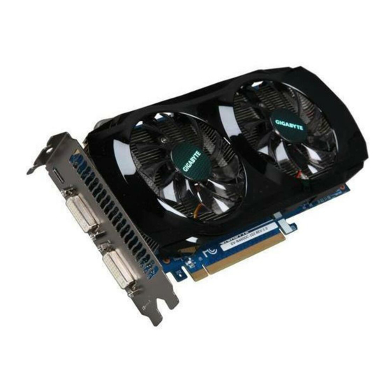 Gigabyte GV-N460SE-1GI User Manual