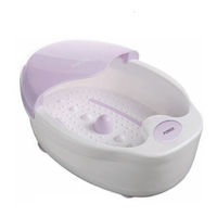 HoMedics BubbleBliss FB-20-1 Instruction Manual And Warranty