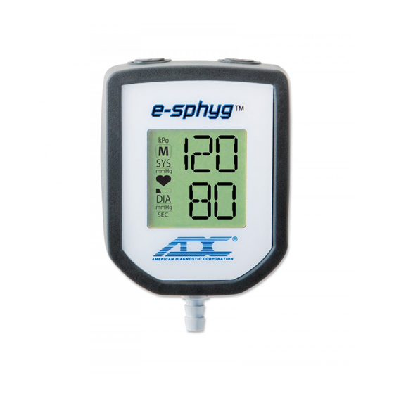 ADC E-Sphyg 7002 User Manual