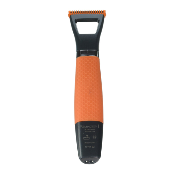 Remington DURABLADE MB060 Use And Care Manual