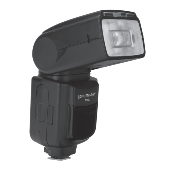 Promaster 170SL User Manual