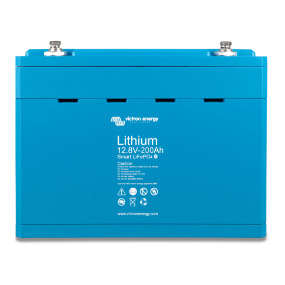 Victron energy LiFePO4 Battery 12,8V/60Ah Smart Manuals