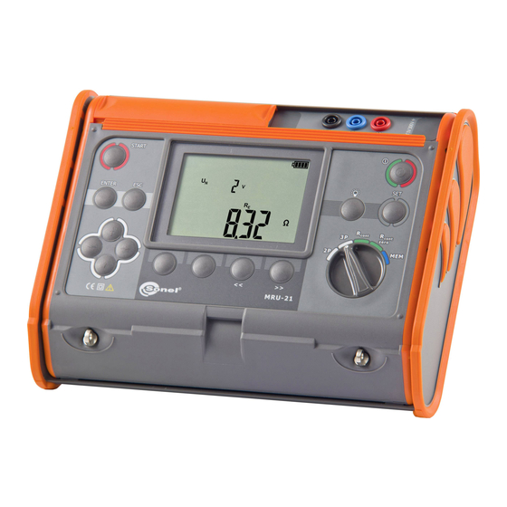 Sonel MRU-21 User Manual