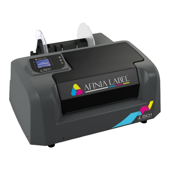 AFINIA LABEL L501 Quick Setup And Installation Manual