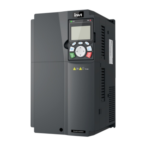INVT Goodrive350A Series Operation Manual