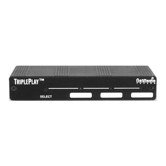 NetMedia TriplePlay MM73 Specifications