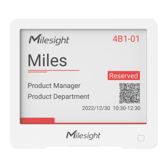 Milesight DS3604 Manuals