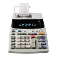 Sharp EL1801PIII - Printing Calculator, 12-Digit Operation Manual