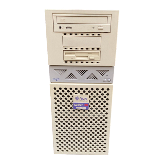 Sun Microsystems Ultra 30 Reference Manual