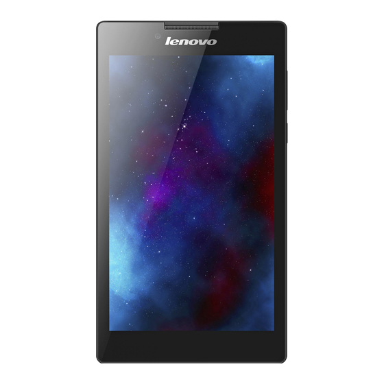 Lenovo TAB 2 A7-30F Manuals