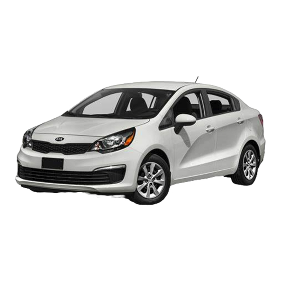 Kia 2017 Rio Owner's Manual