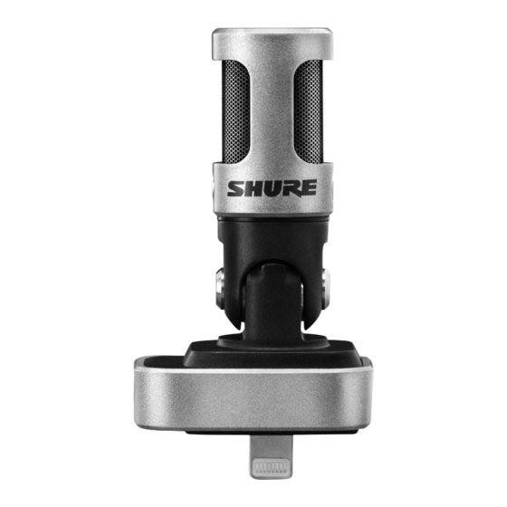 Shure MV88 User Manual