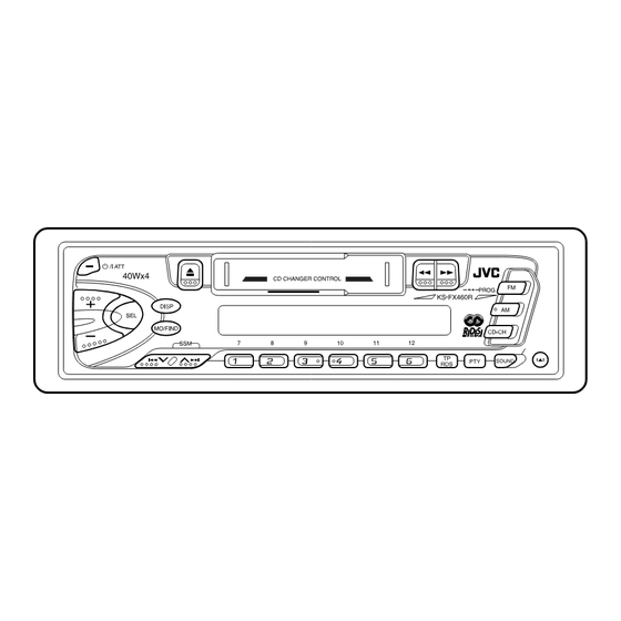 JVC KS-FX460R Service Manual
