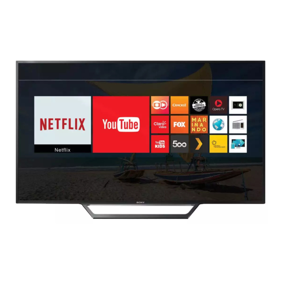 Sony BRAVIA KDL-32W655D Operating Instructions Manual