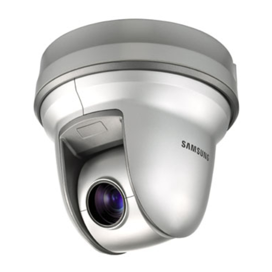 User Manuals: Samsung COMPACT SPD-1000 PTZ Dome Camera