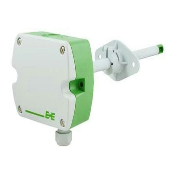 E+E Elektronik EE65 Series Instructions For Setting Up And Operating