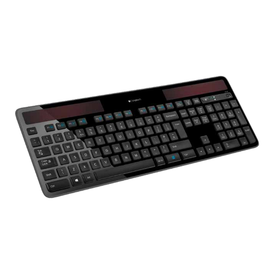 Logitech K750 Setup Manual