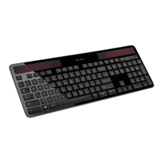 Logitech K750 Setup Manual