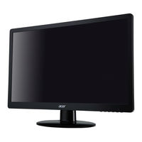 Acer G247HYL Quick Start Manual