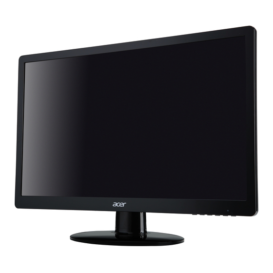 Acer G247HYL Quick Start Manual