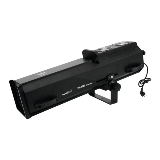 EuroLite VFL-1200 Follow Spot Manuals