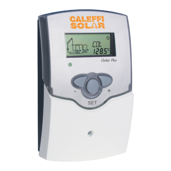 CALEFFI iSolar Plus Manual