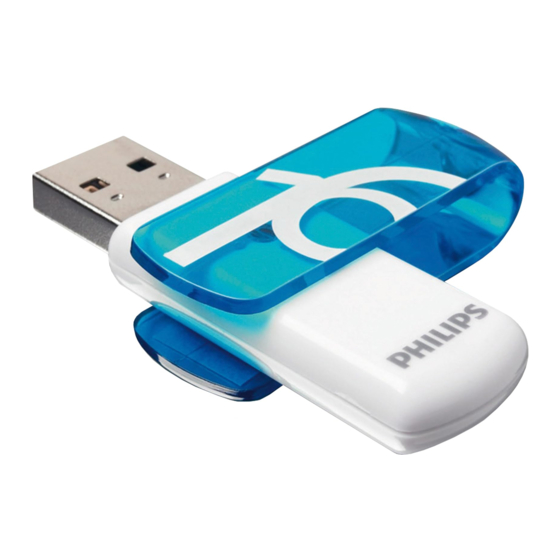 User Manuals: Philips FM FD05B Series USB Stick