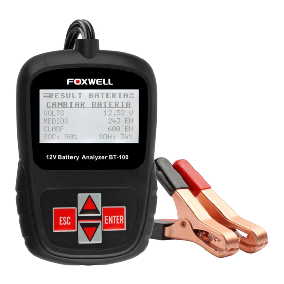 Foxwell BT100 User Manual