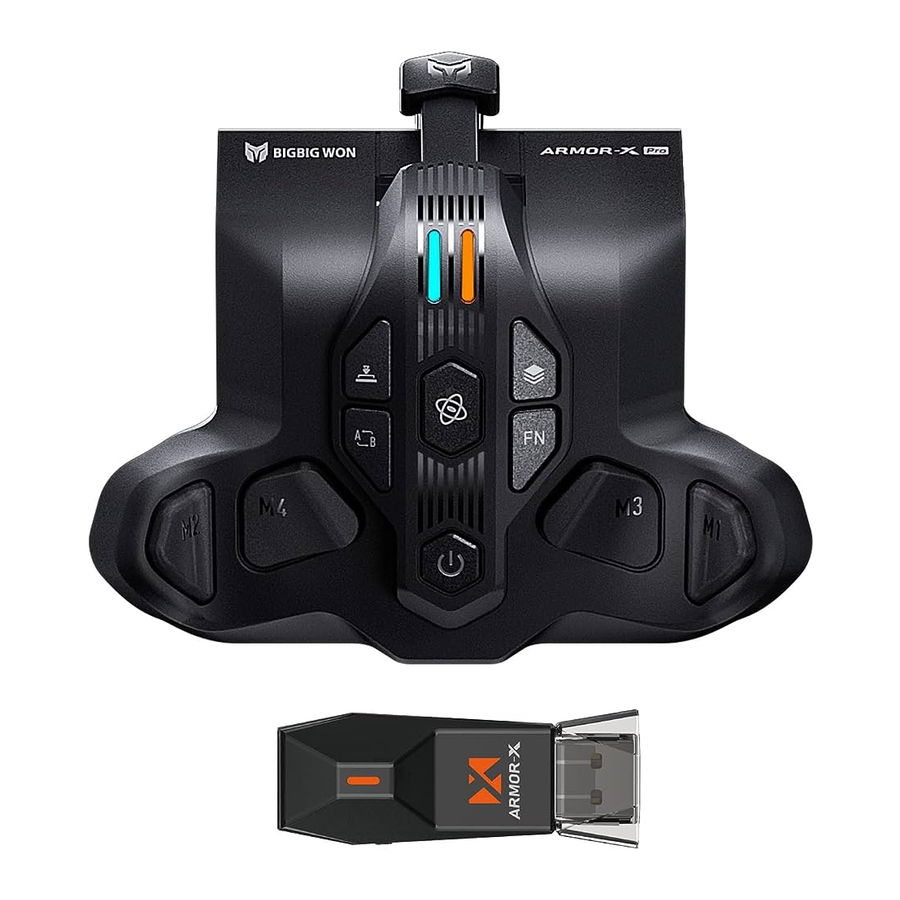 BIGBIG WON ARMORX Pro - Wireless Backbutton Controller Manual