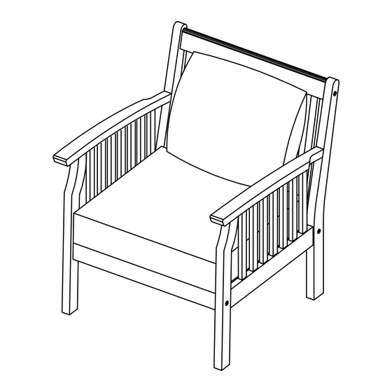Charles Bentley & Son GLGFACLOUNGE Assembly Instructions Manual