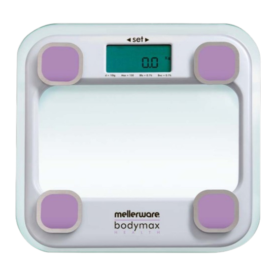 Mellerware BODYMAX 20550 Instructions Manual