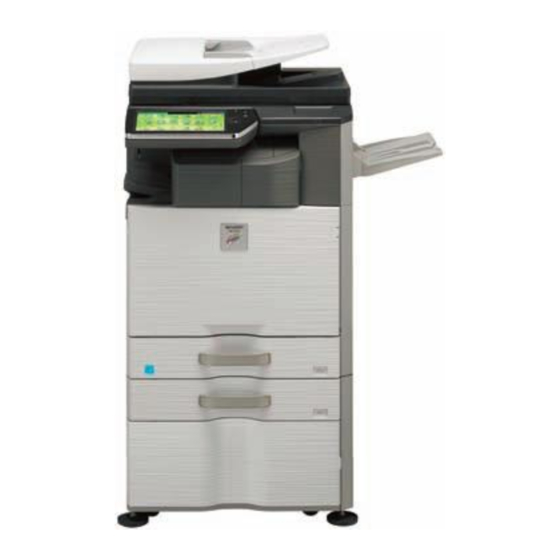 Sharp MX-5112 Laser All-in-One Printer Manuals