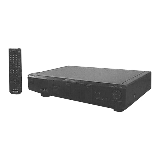 Sony DVP-S320 Service Manual