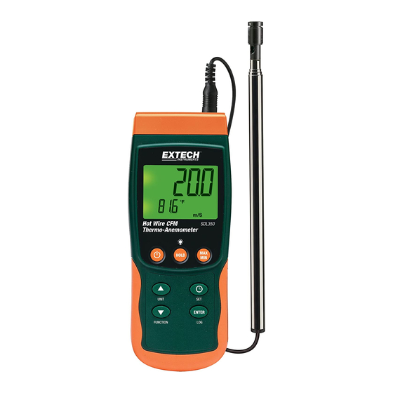 Extech Instruments SDL350 User Manual