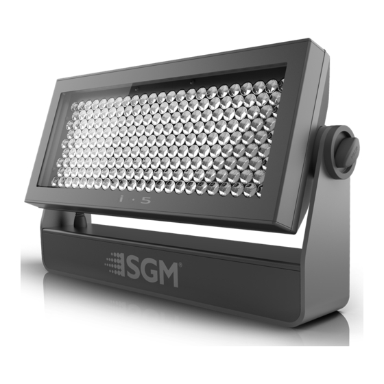 SGM I-5 WASH LIGHT Manual