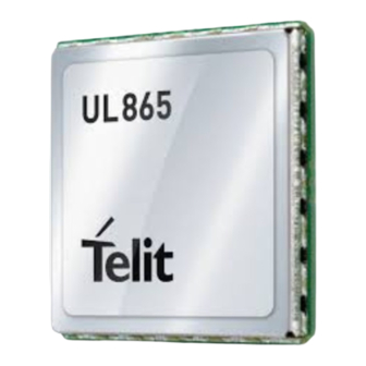 Telit Wireless Solutions UL865-N3G Hardware User's Manual