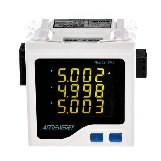 AccuEnergy AcuDC 240 Series User Manual