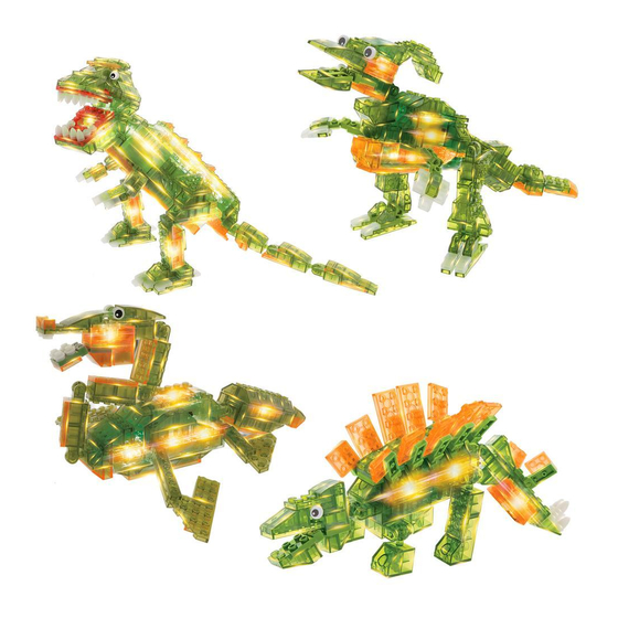Laser Pegs DIMETRODON 20 IN 1 Assembly Manual