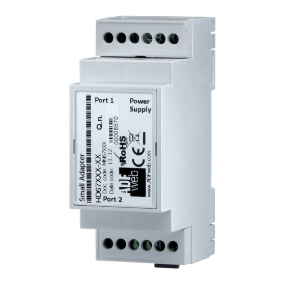 ADF Web HD67837-B2 User Manual