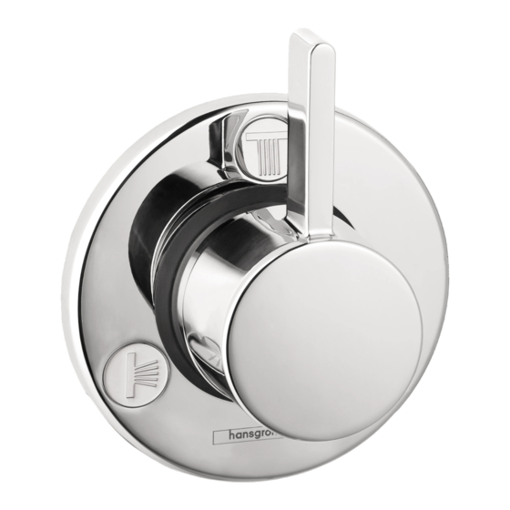 Hans Grohe S 04232 0 Series Installation/User Instructions/Warranty