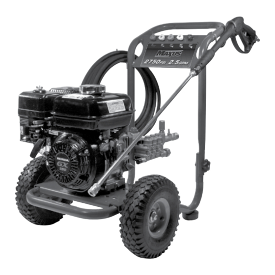 Maxus MX5333 Operating Instructions And Parts Manua