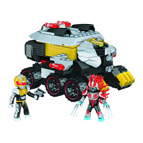 Mega Bloks SABAN'S Power Rangers MEGAFORCE Robo Knight VS. Vrak Assembly Instructions Manual